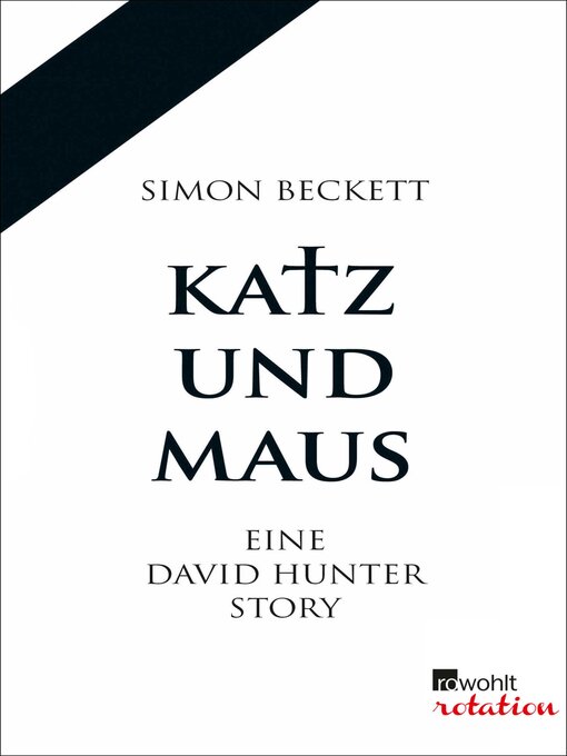 Titeldetails für Katz und Maus nach Simon Beckett - Warteliste